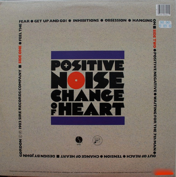 Positive Noise : Change Of Heart (LP, Album)