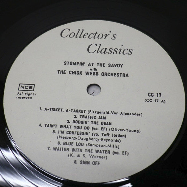 Chick Webb And His Orchestra : Stompin' At The Savoy - 1940 (LP, Comp)
