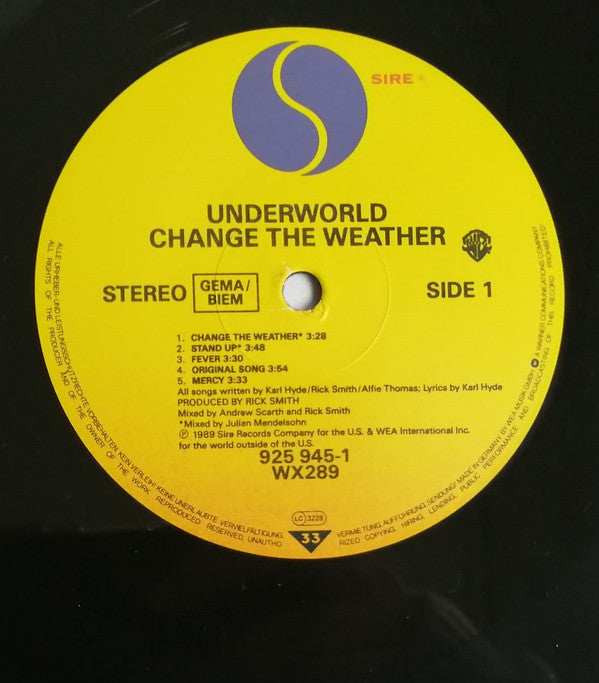 Underworld : Change The Weather (LP, Album)
