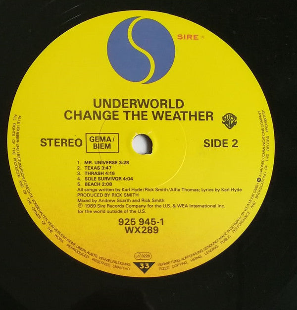 Underworld : Change The Weather (LP, Album)