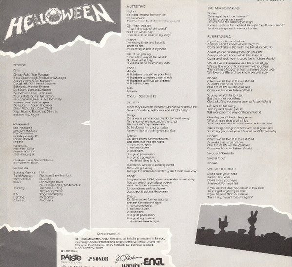 Helloween : Live In The U.K. (LP, Album)