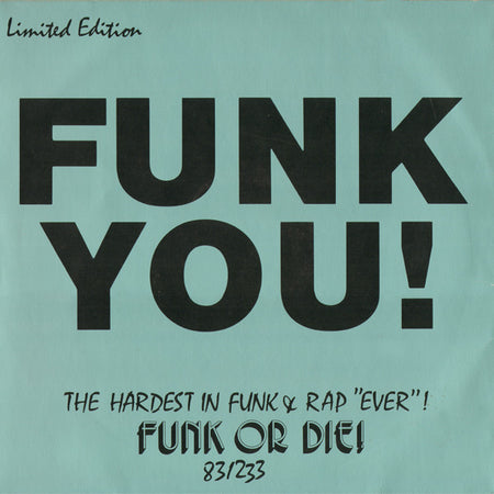 John Davis & Too Much (5) / Supafly (3) : Funk You! Vol. 3 (LP, Comp, Ltd, P/Mixed, Cle)