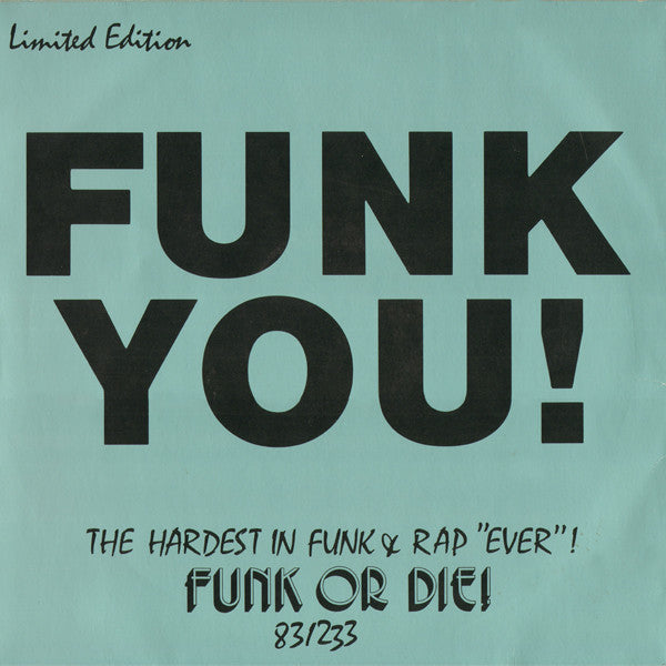 John Davis & Too Much (5) / Supafly (3) : Funk You! Vol. 3 (LP, Comp, Ltd, P/Mixed, Cle)