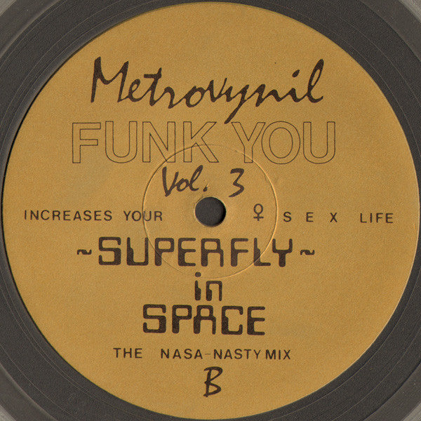 John Davis & Too Much (5) / Supafly (3) : Funk You! Vol. 3 (LP, Comp, Ltd, P/Mixed, Cle)