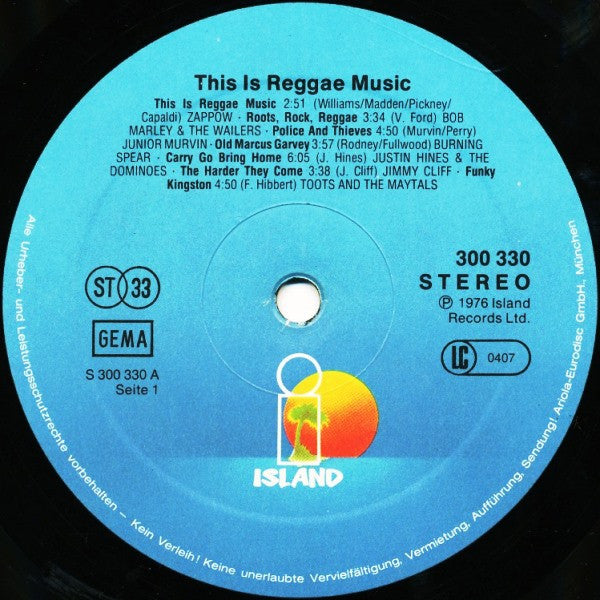 Various : This Is Reggae Music (2xLP, Comp, Gat)