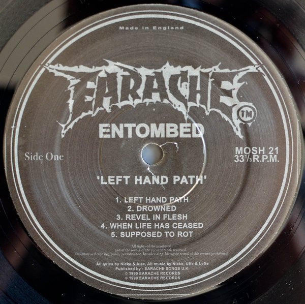 Entombed : Left Hand Path (LP, Album, Ltd, RE)