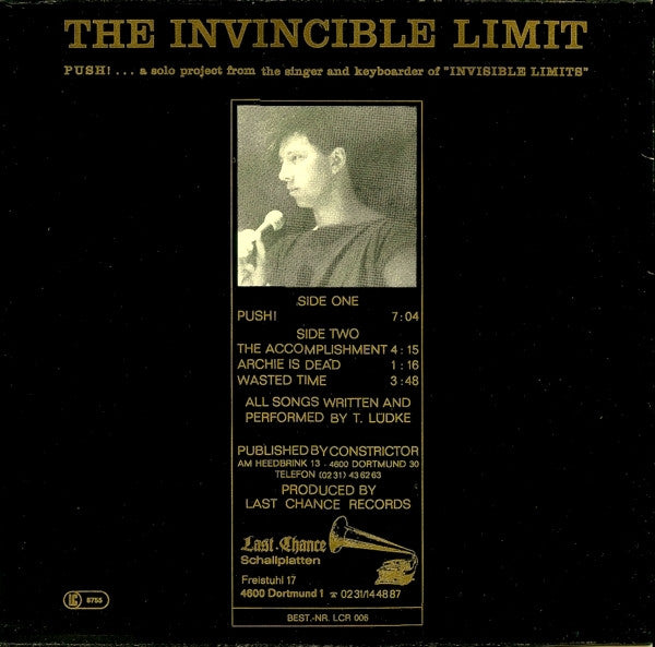 The Invincible Limit : Push! (12", Maxi)