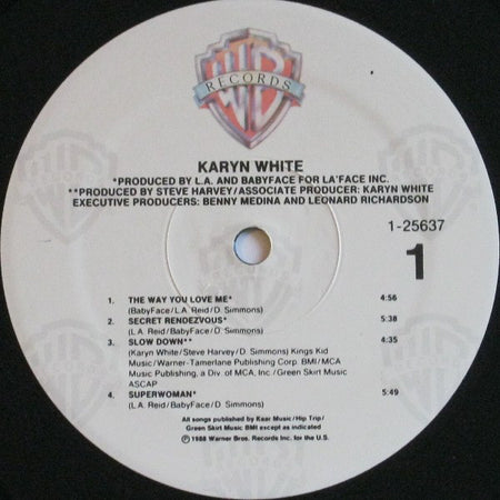 Karyn White : Karyn White (LP, Album, Spe)