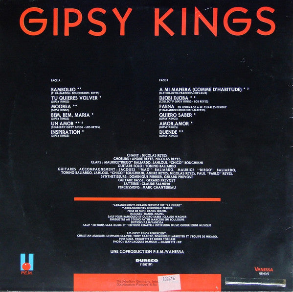 Gipsy Kings : Gipsy Kings (LP, Album)