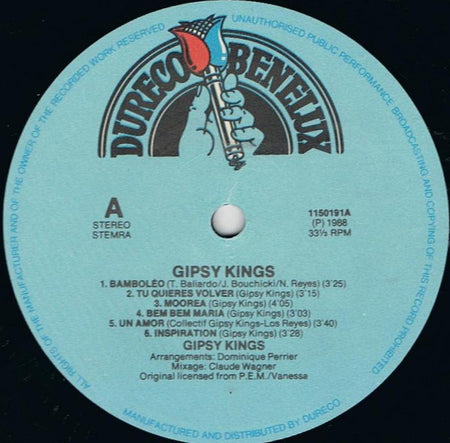 Gipsy Kings : Gipsy Kings (LP, Album)