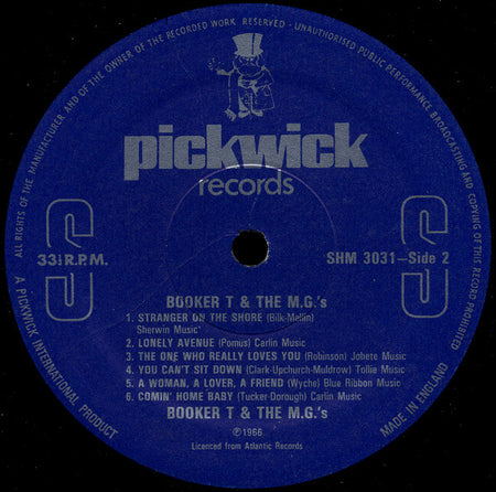 Booker T & The MG's : Booker T. And The M.G.s (LP, Album, RE)