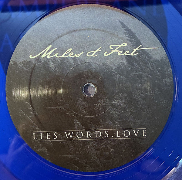 Miles&Feet : Lies.Words.Love (12", S/Sided, EP, Blu)