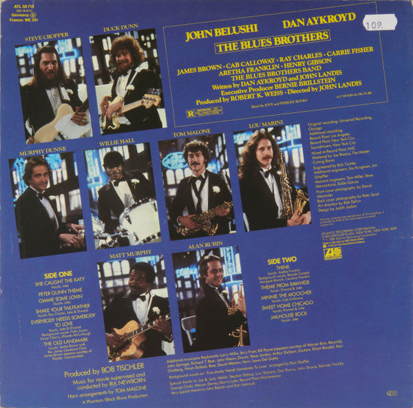 The Blues Brothers : The Blues Brothers (Original Soundtrack Recording) (LP, Album)