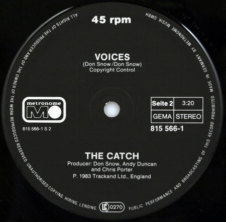 The Catch : 25 Years (12", Maxi)
