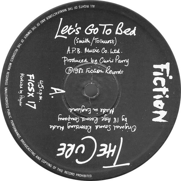 The Cure : Let's Go To Bed (12", Single, Mas)