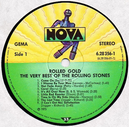 The Rolling Stones : Rolled Gold - The Very Best Of The Rolling Stones (2xLP, Comp, Mono, Gat)