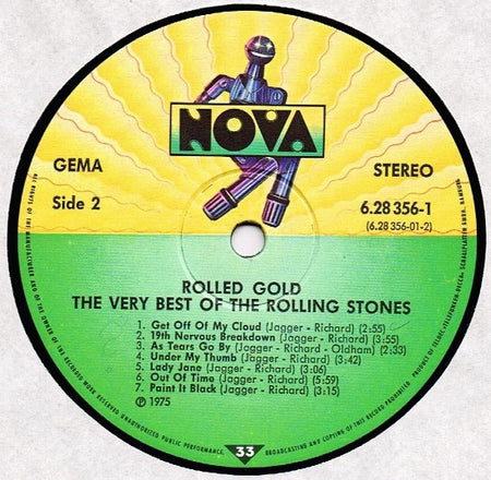 The Rolling Stones : Rolled Gold - The Very Best Of The Rolling Stones (2xLP, Comp, Mono, Gat)