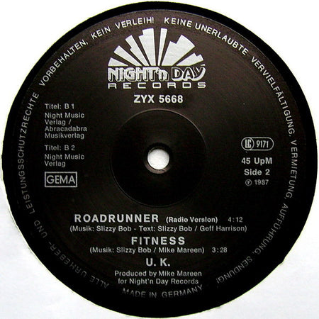 U.K. : Roadrunner (12", Maxi)
