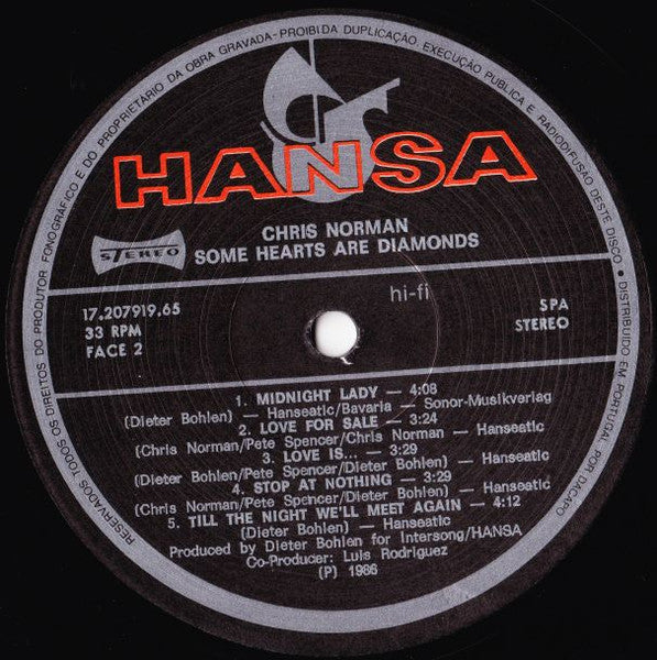 Chris Norman : Some Hearts Are Diamonds (LP, Album)