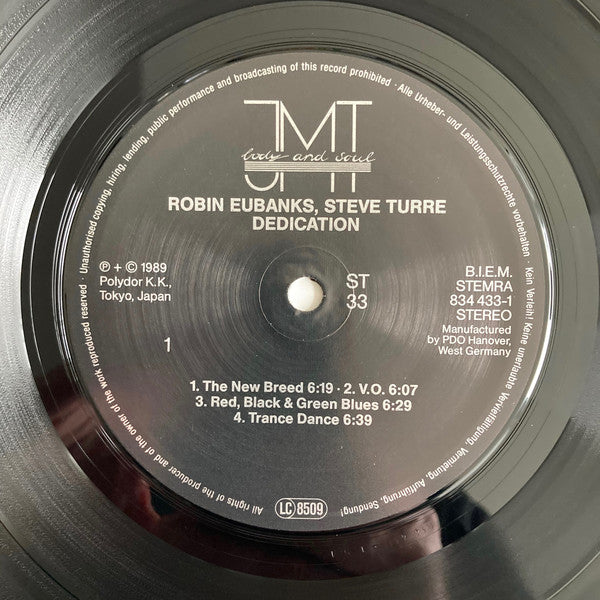 Steve Turre, Robin Eubanks : Dedication (LP, Album)