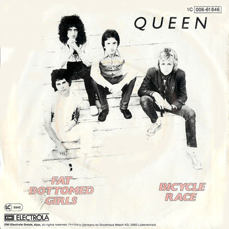 Queen : Bicycle Race / Fat Bottomed Girls (7", Single)