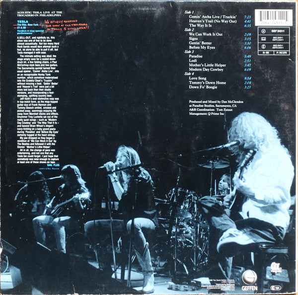 Tesla - Five Man Acoustical Jam (2xLP) (Near Mint (NM or M-))