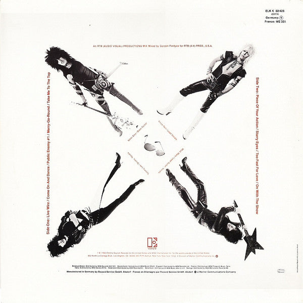 Mötley Crüe : Too Fast For Love (LP, Album)
