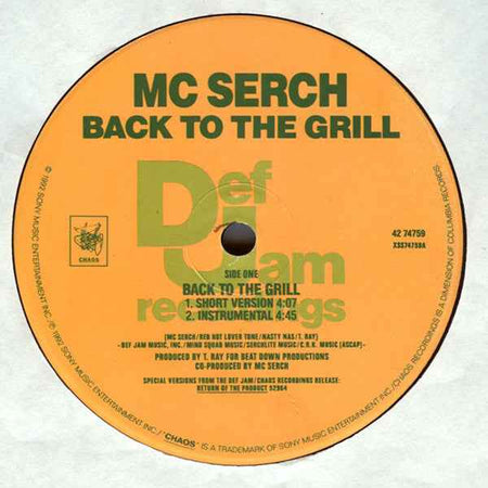 MC Serch Back To The Grill (12") (Near Mint (NM Or M ))