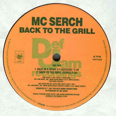 MC Serch Back To The Grill (12") (Near Mint (NM Or M ))