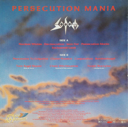 Sodom : Persecution Mania (LP, Album)