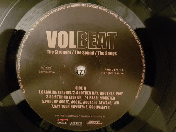 Volbeat : The Strength / The Sound / The Songs (LP, Album, M/Print)
