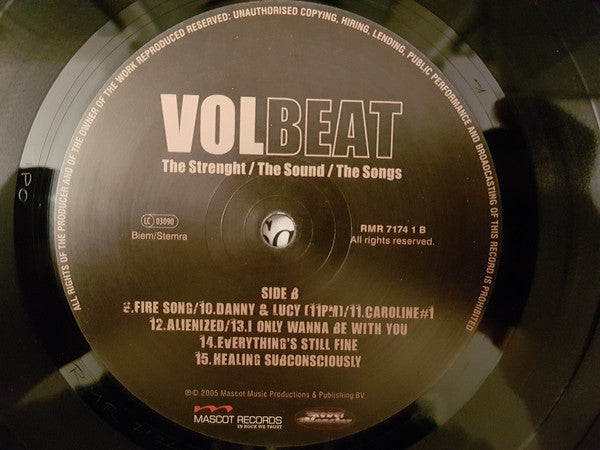 Volbeat : The Strength / The Sound / The Songs (LP, Album, M/Print)