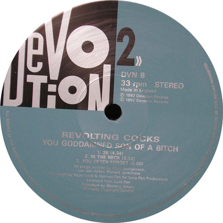 Revolting Cocks : Live! You Goddamned Son Of A Bitch (2xLP, Album, RE)