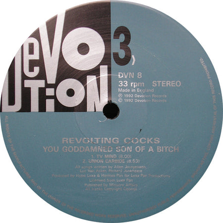 Revolting Cocks : Live! You Goddamned Son Of A Bitch (2xLP, Album, RE)
