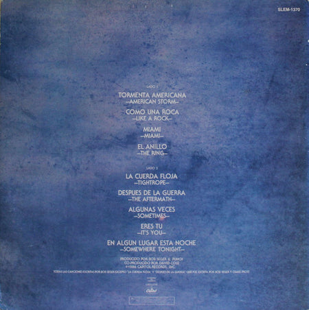 Bob Seger And The Silver Bullet Band : Like A Rock (LP, Album)