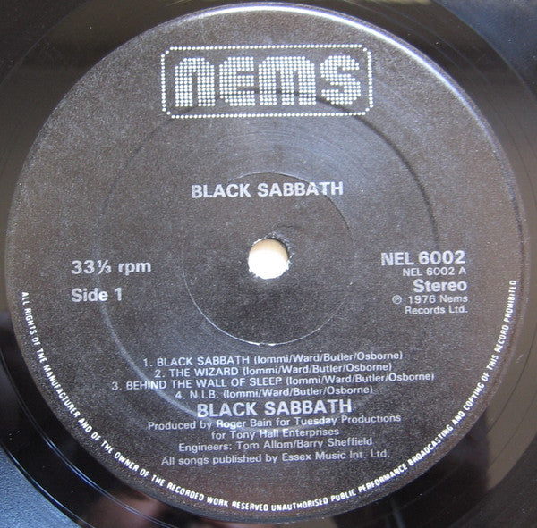 Black Sabbath : Black Sabbath (LP, Album, RE, Gat)