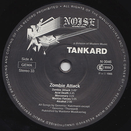 Tankard : Zombie Attack (LP, Album)