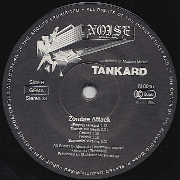 Tankard : Zombie Attack (LP, Album)