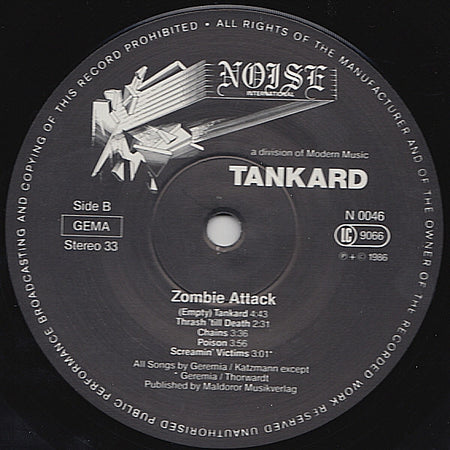 Tankard : Zombie Attack (LP, Album)