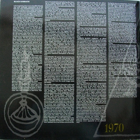 Black Sabbath : Blackest Sabbath: Black Sabbath 1970-1987 (2xLP, Comp, Gat)