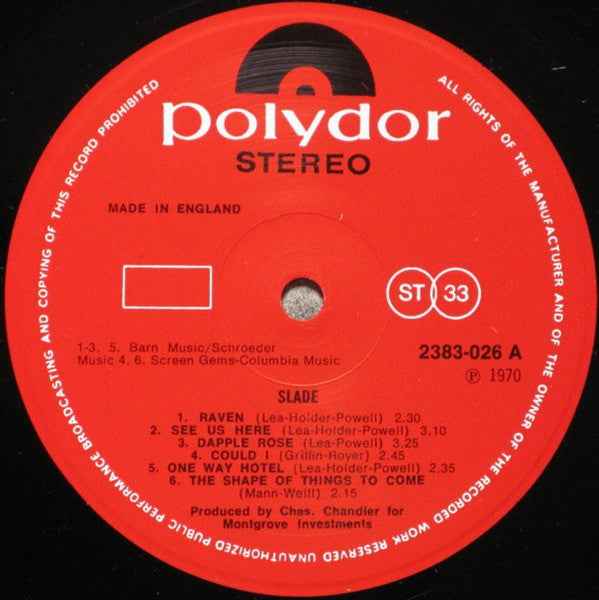 Slade - Play It Loud (LP) (Near Mint (NM or M-))