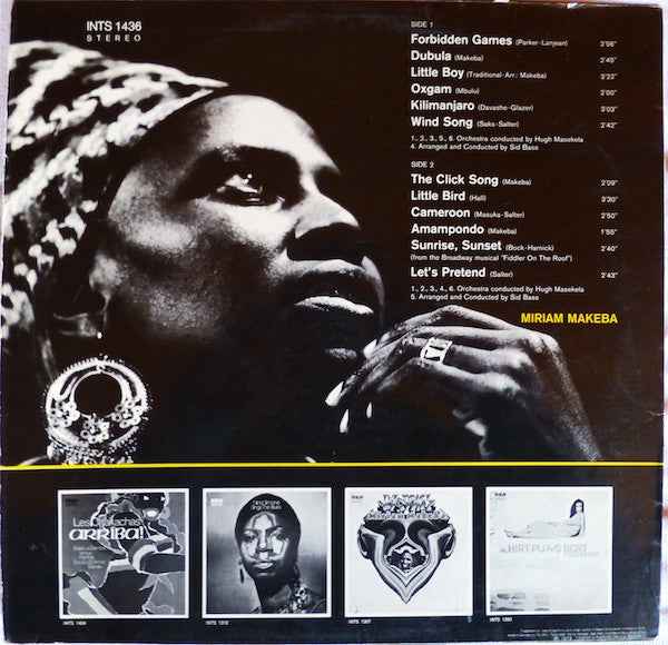 Miriam Makeba - Forbidden Games (LP) (Near Mint (NM or M-))