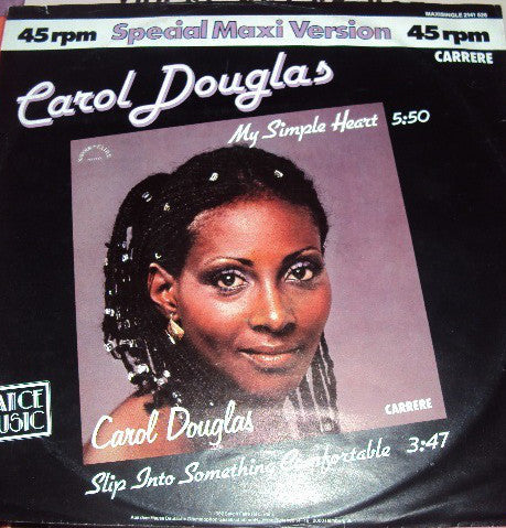 Carol Douglas : My Simple Heart (12", Maxi, Single)