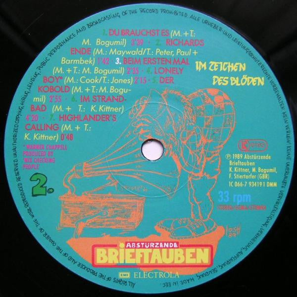 Abstürzende Brieftauben : Im Zeichen Des Blöden (LP, Album)