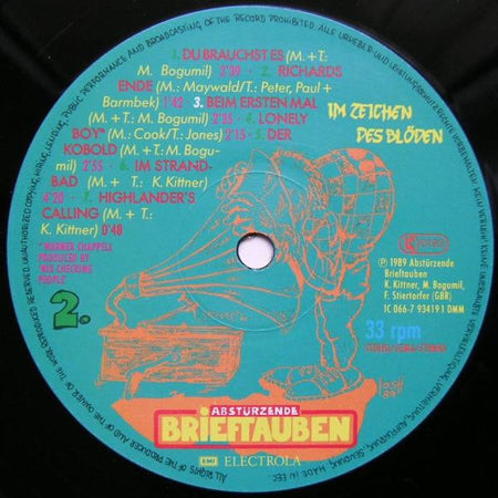 Abstürzende Brieftauben : Im Zeichen Des Blöden (LP, Album)