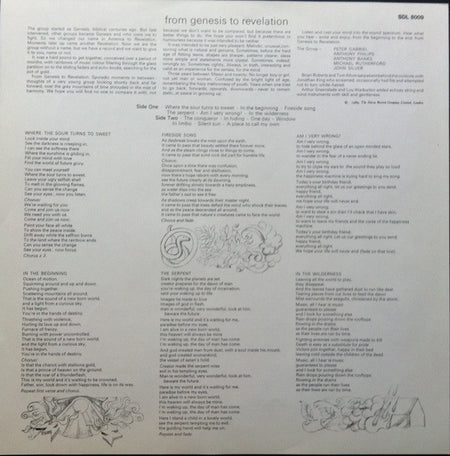 Genesis : From Genesis To Revelation (LP, Album, RE)