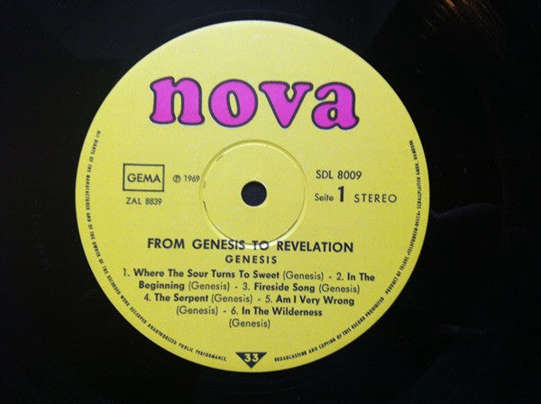 Genesis : From Genesis To Revelation (LP, Album, RE)