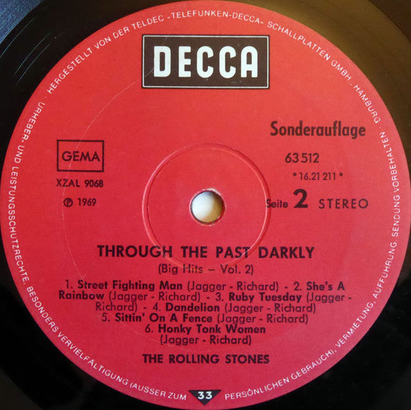 The Rolling Stones : Big Hits Volume 2 (LP, Comp, Club)