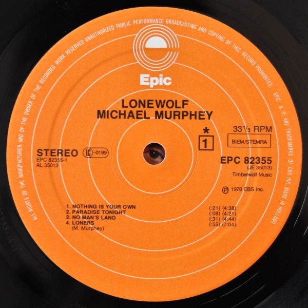 Michael Martin Murphey : Lone Wolf (LP)