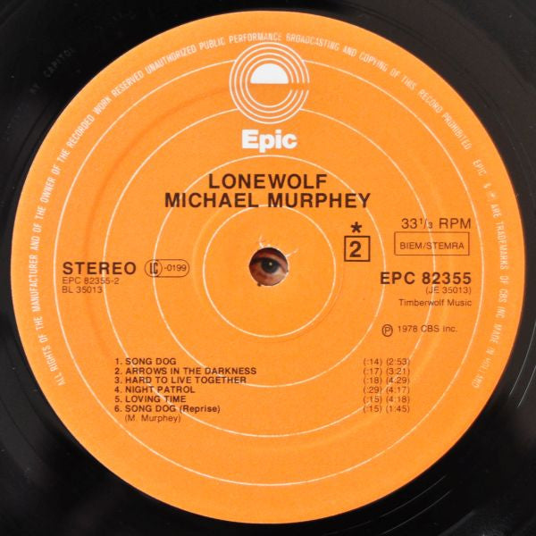 Michael Martin Murphey : Lone Wolf (LP)